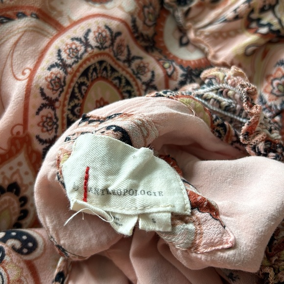 anthropologie Cady Tiered Tunic Swing Style Dress Small - Picture 6 of 7